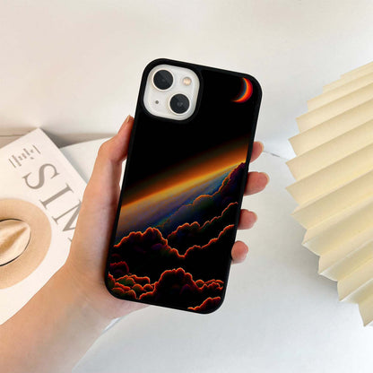 Evokes celestial Clouds Glass Case