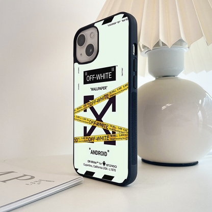 Off - White Android Wall- Glass Case