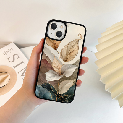 Earthy Colored Abstract Glass Case