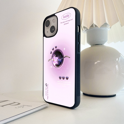 Lucky Heart Planet Glass Case