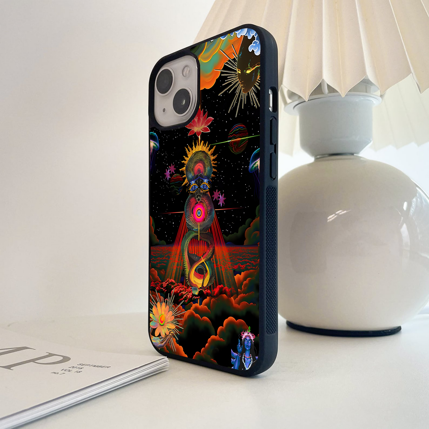 Celestial Serpent Vision  Glass Case