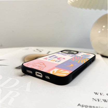 Floral And Abstract Element Glass Case