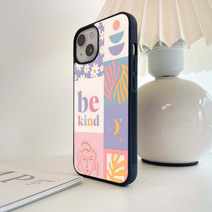 Floral And Abstract Element Glass Case