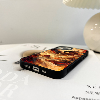 Celestial Wolf Spirit Glass Case