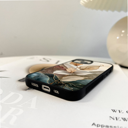 Earthy Colored Abstract Glass Case