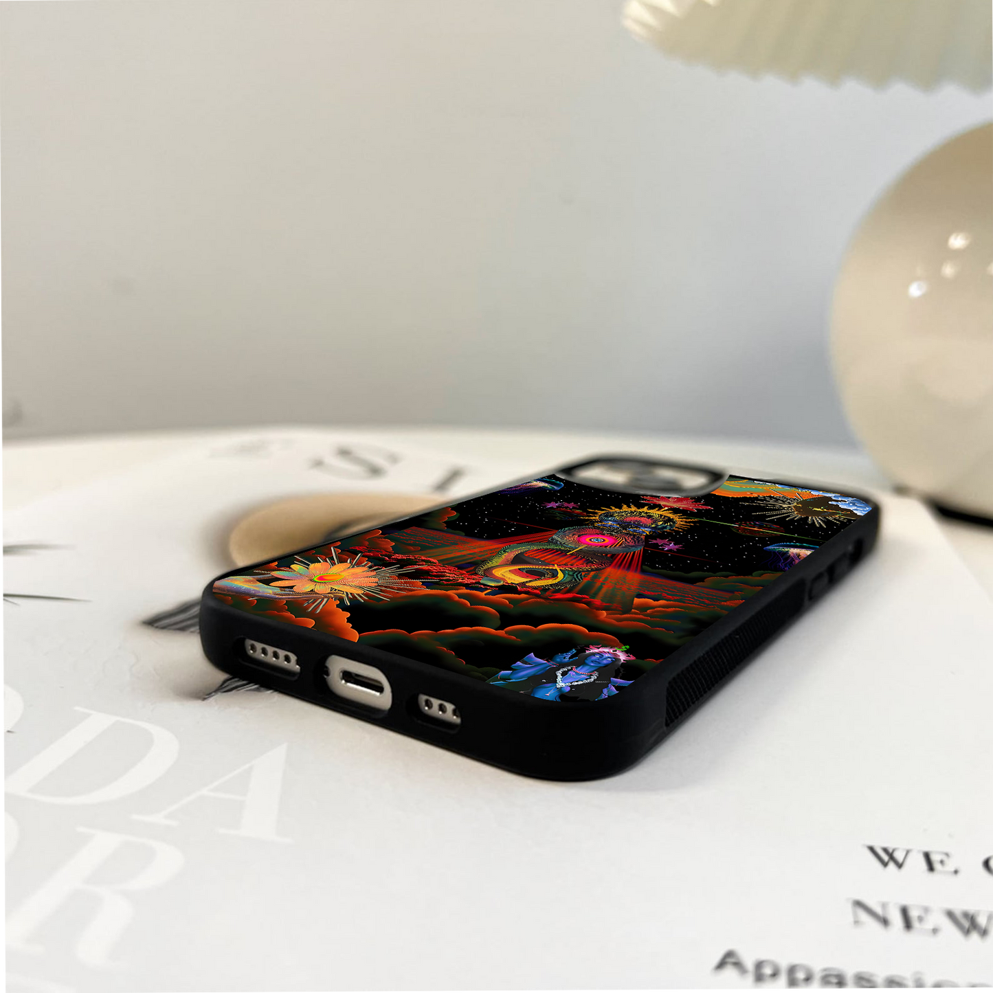 Celestial Serpent Vision  Glass Case