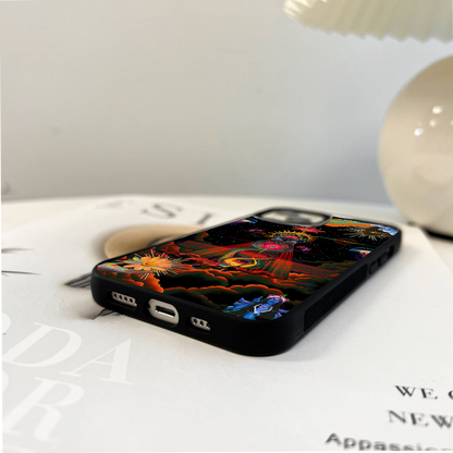 Celestial Serpent Vision  Glass Case