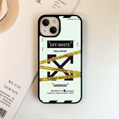 Off - White Android Wall- Glass Case