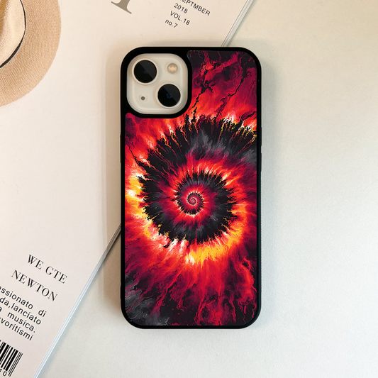 Inferno Flame Twist Glass Case