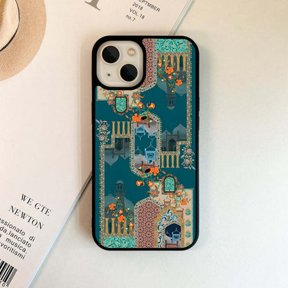 Floral Architecture Montage Glass Case