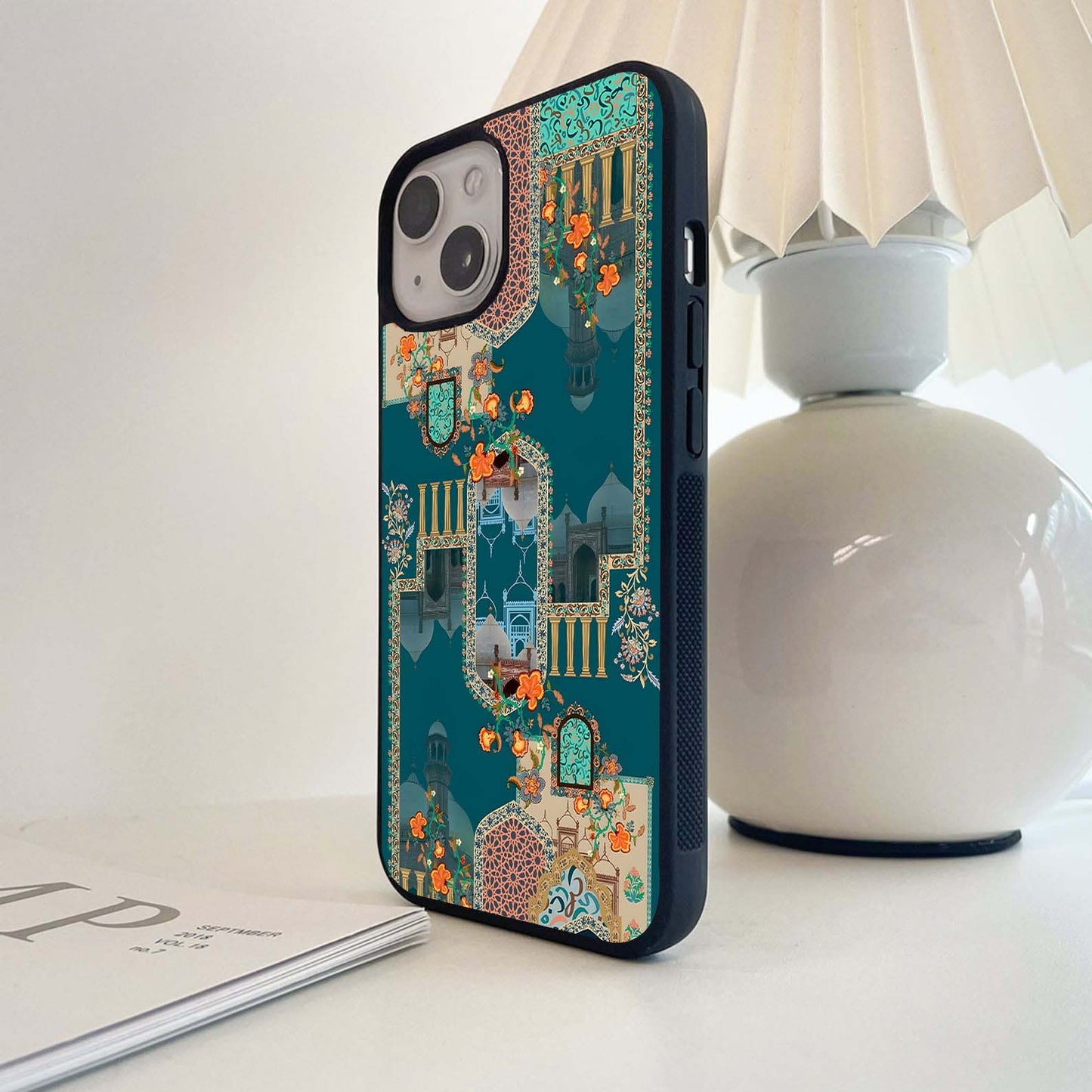 Floral Architecture Montage Glass Case