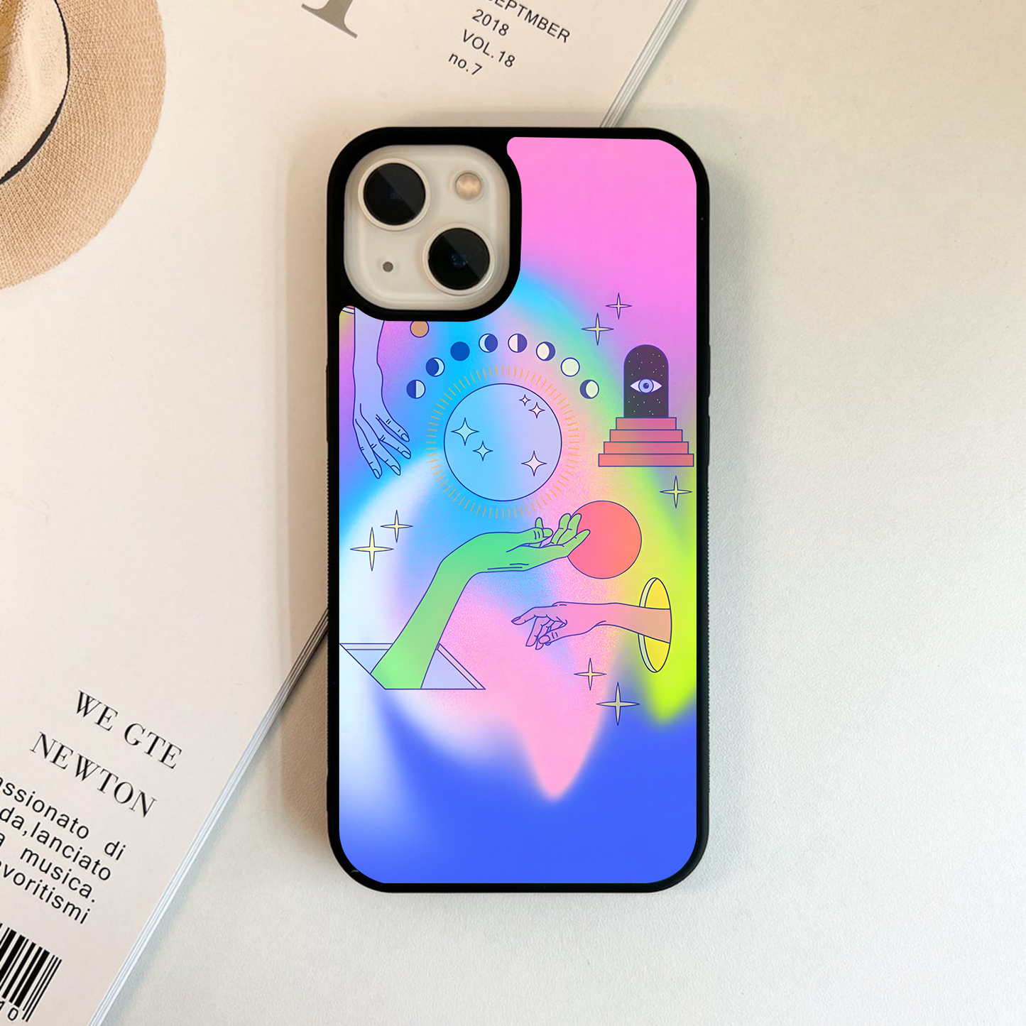 Galactic Hand Touch Glass Case