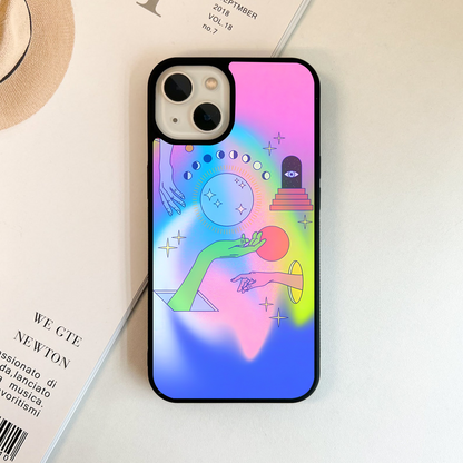 Galactic Hand Touch Glass Case