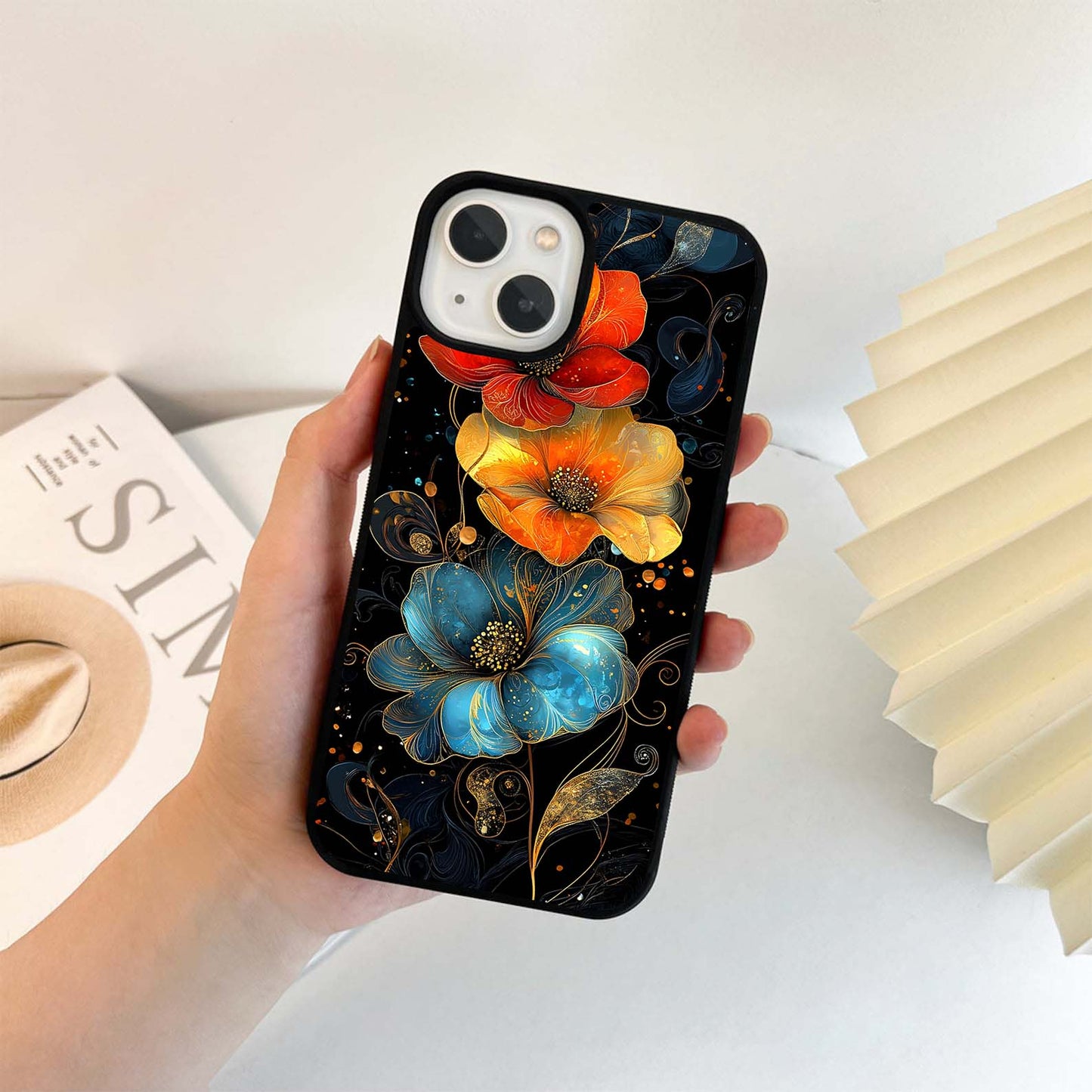 Electric Bloom Trio Glass Case