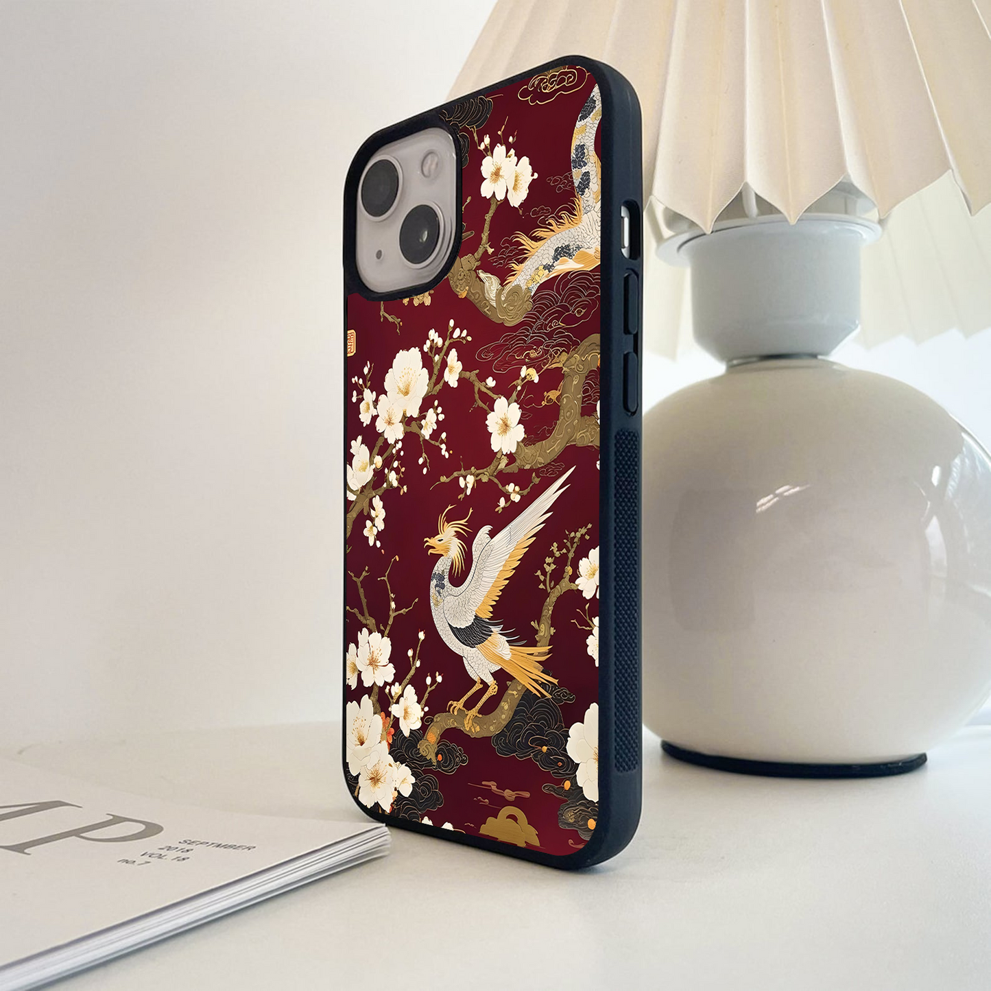 Elegant Chinese Inspired Glass Case