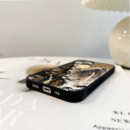 Mystic Moon Peaks Glass Case