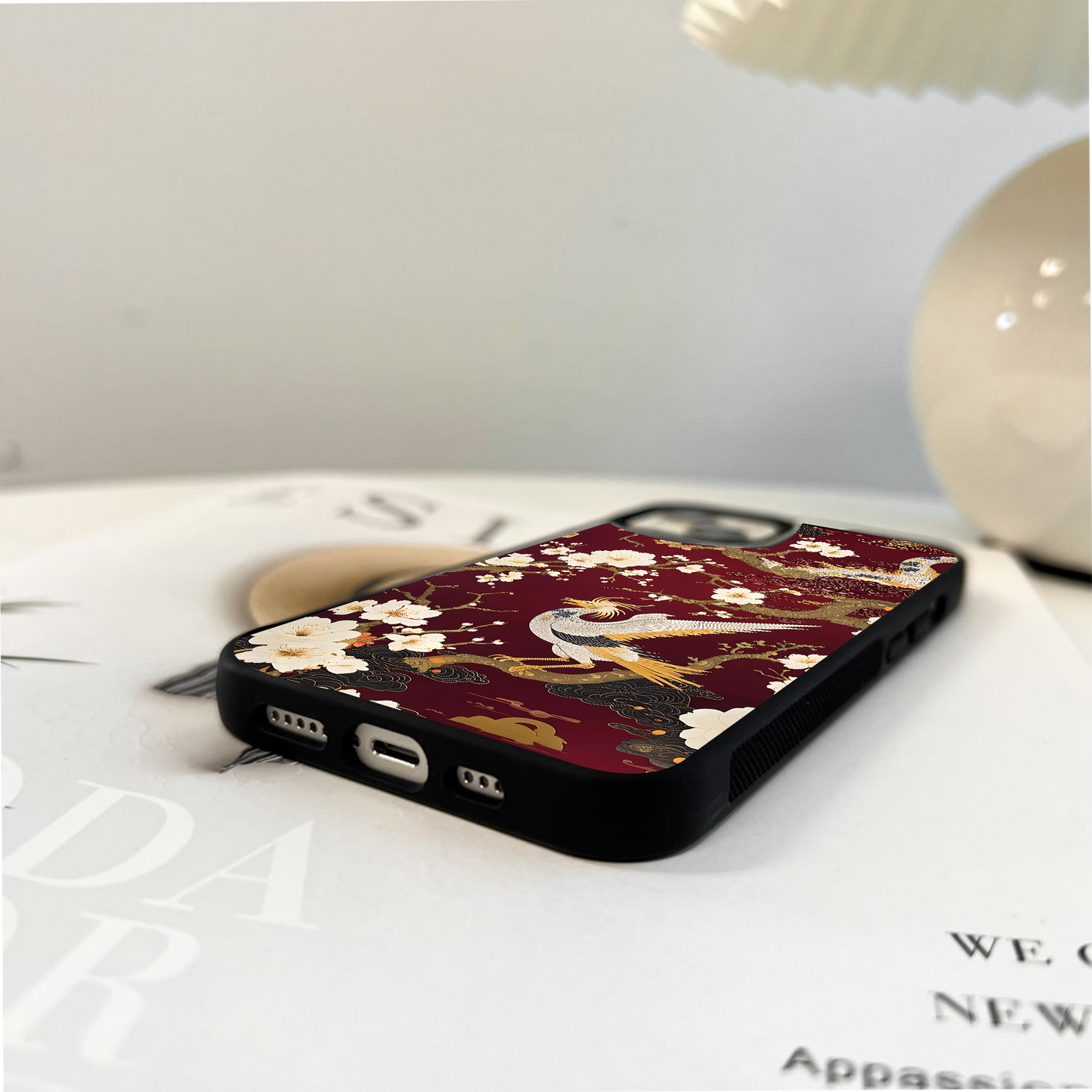 Elegant Chinese Inspired Glass Case