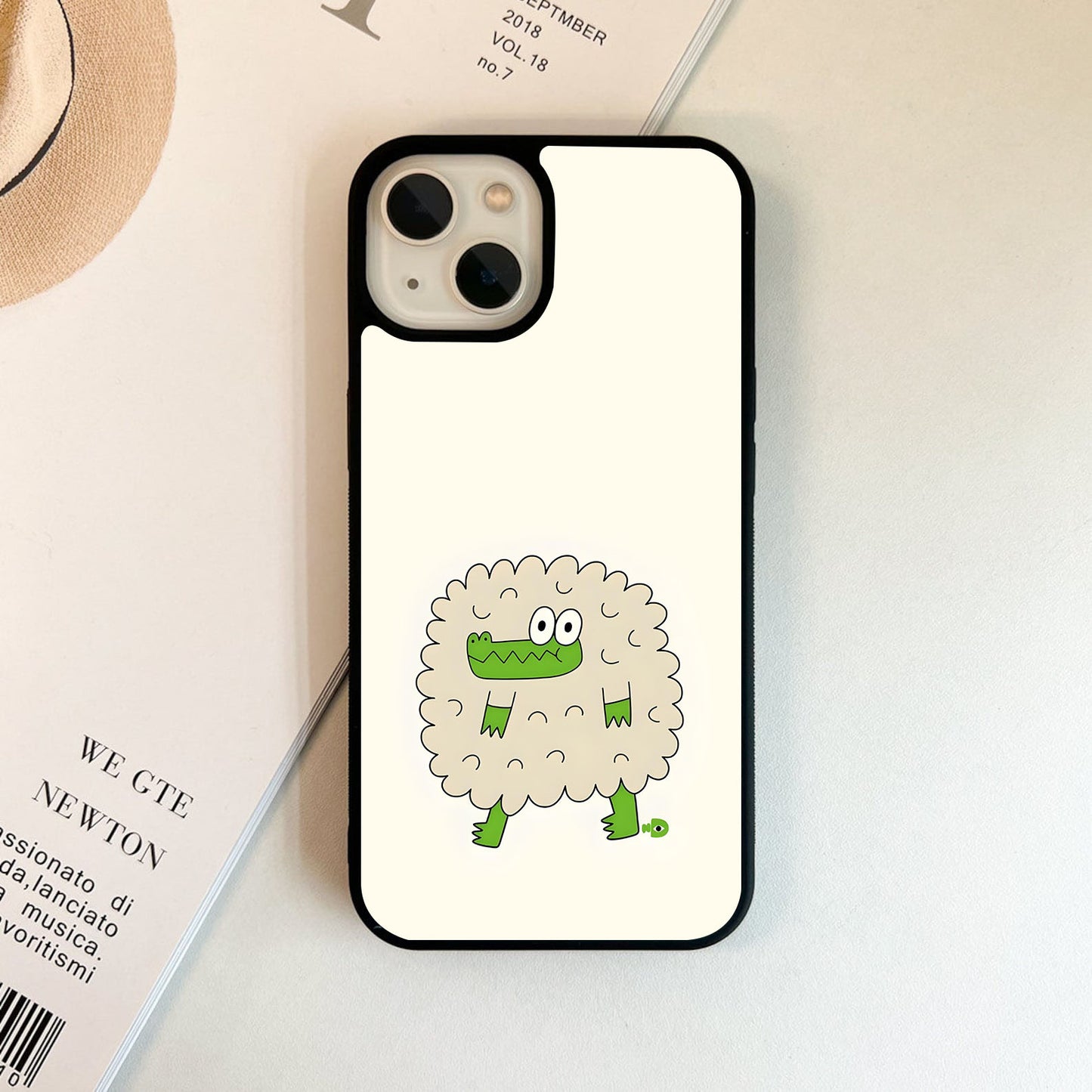 Croc Sheep Vibe Glass Case