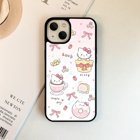 Hello Kitty Café Glass Case