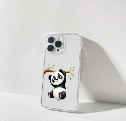 Playful Panda Swing Clear Silicon Cover
