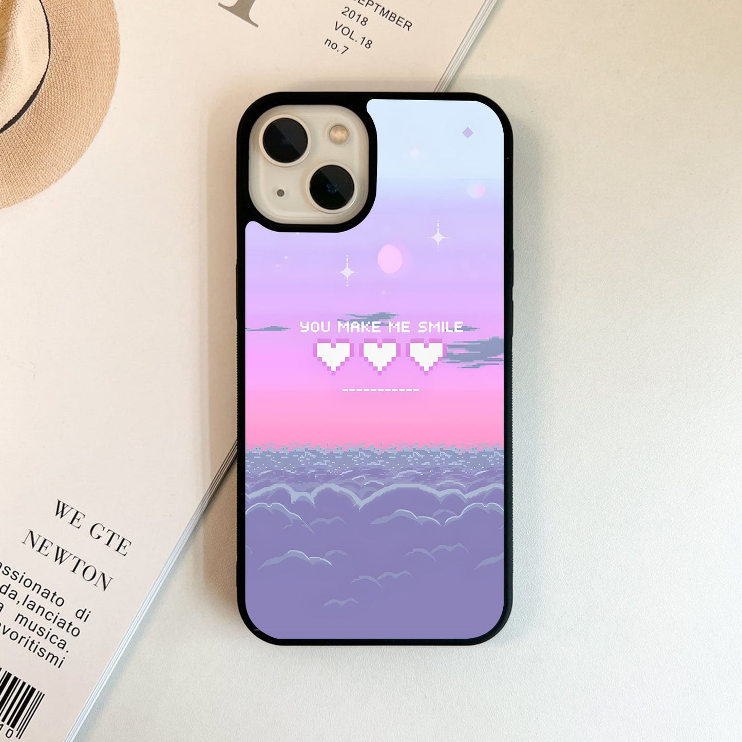 Pixel Aesthetic Glass Case