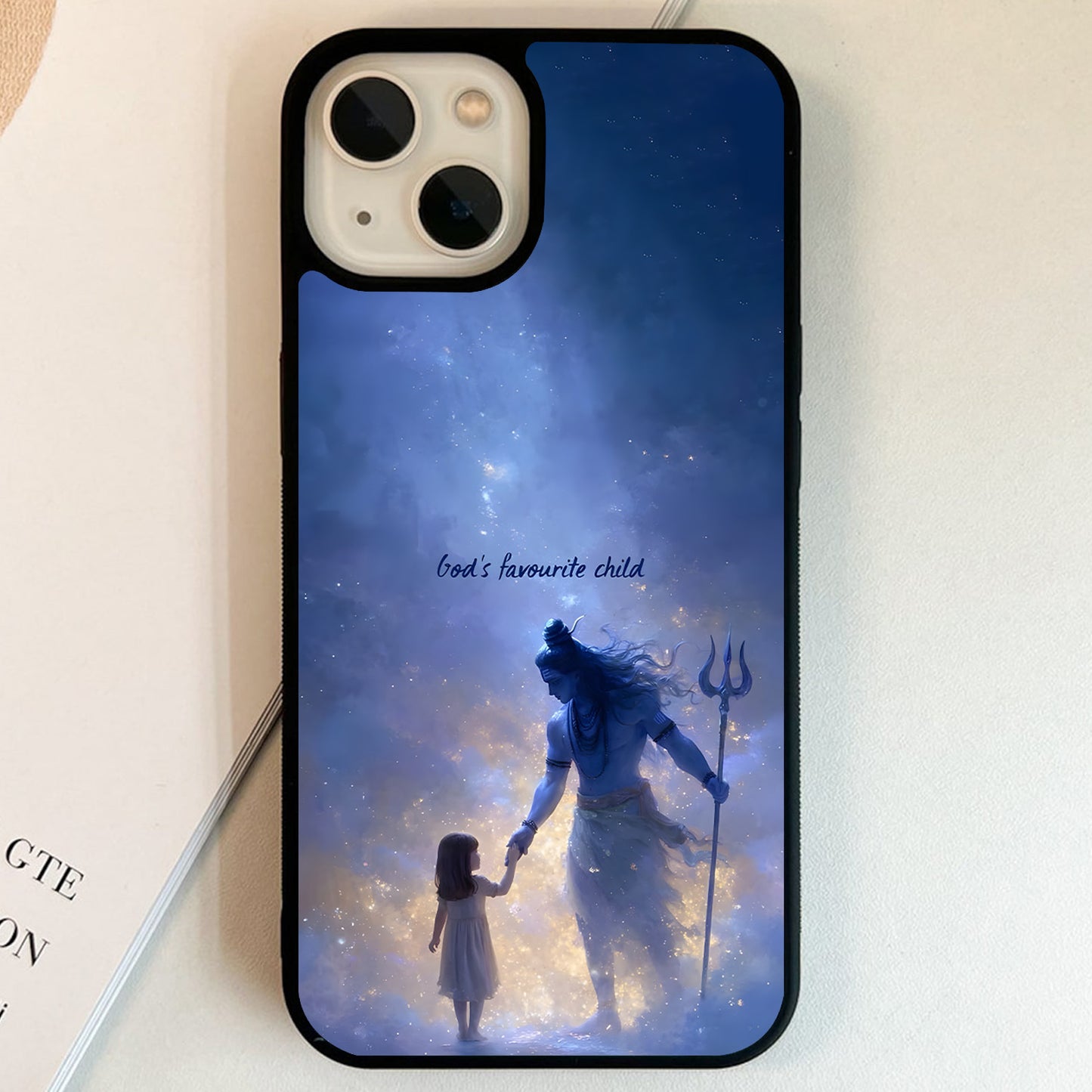 Celestial Shiva Aura Glass Case