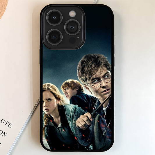 Harry Potter Trio Battle Glass Case
