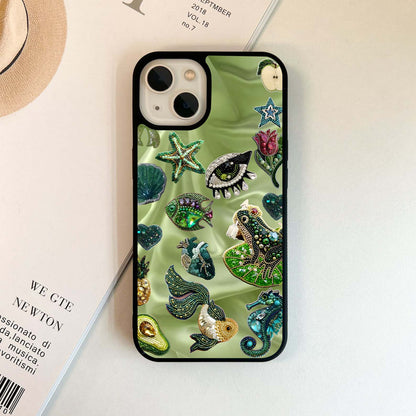 Beaded Whimsy Glass Case