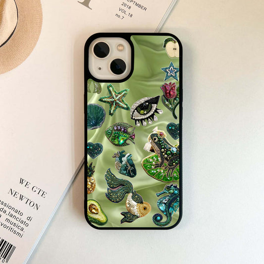 Beaded Whimsy Glass Case