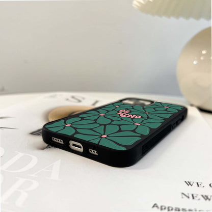 Be Kind Flower Glass Case