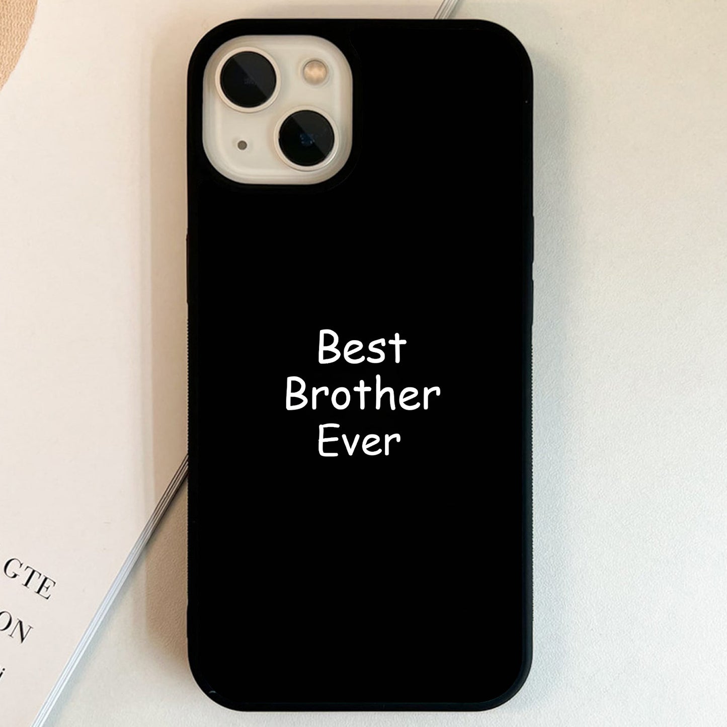 Best Brother Ever Glass Case