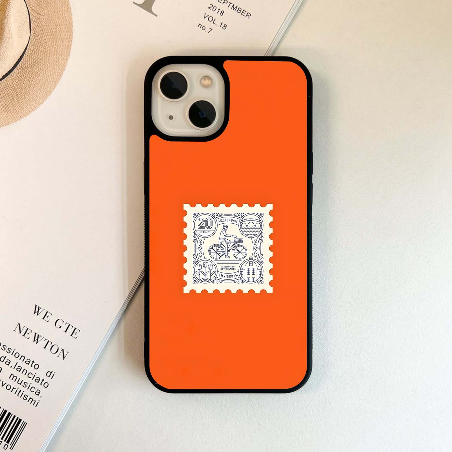 Amsterdam Sticker Glass Case