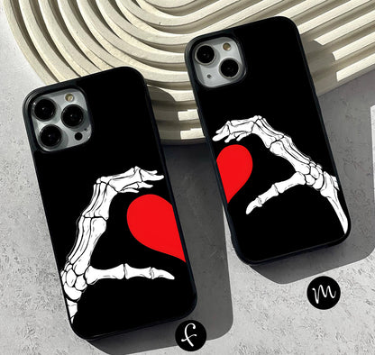 Forever Heart Friend Glass Case
