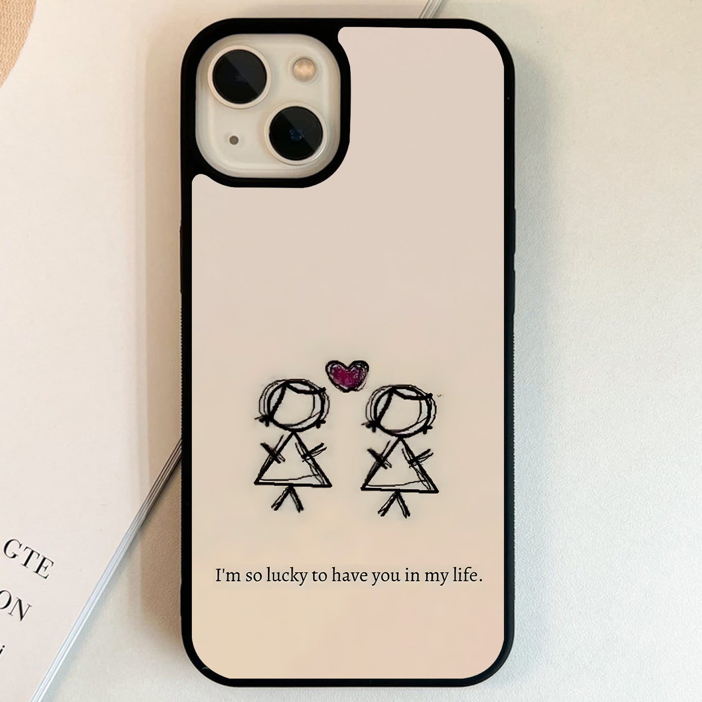 Forever Best Friends Glass Case