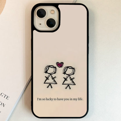 Forever Best Friends Glass Case