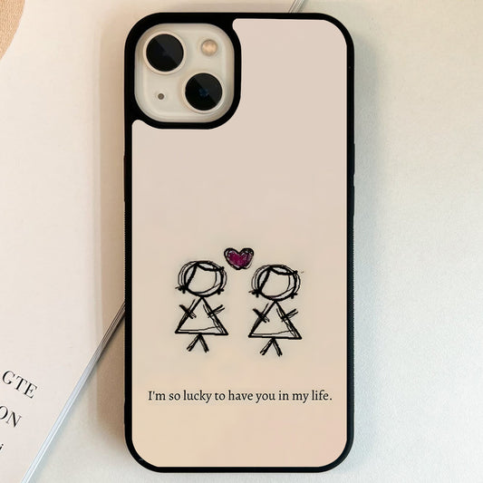 Forever Best Friends Glass Case