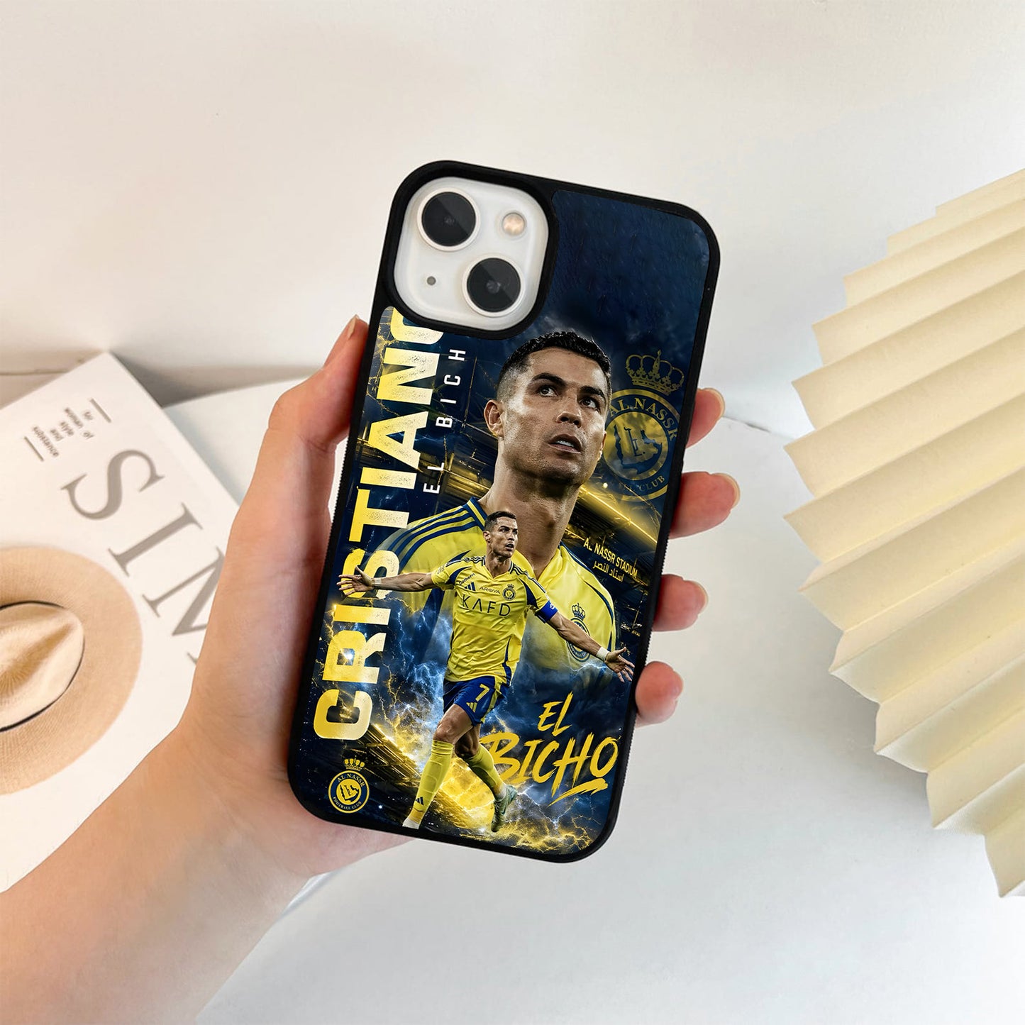 Cristiano Al Nassr Legend Glass Case