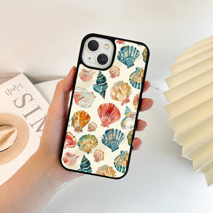 Coastal Seashell Glass Case