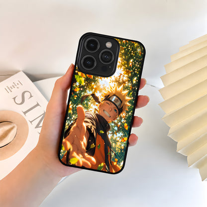 Naruto Golden Smile Glass Case