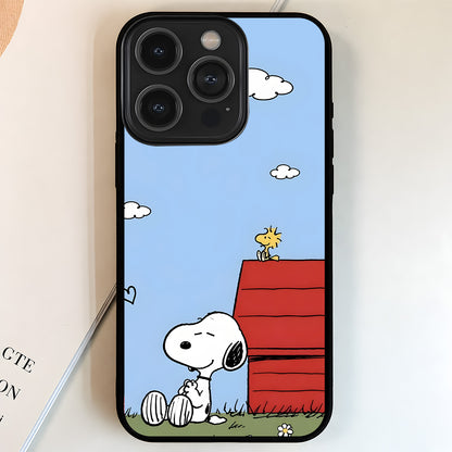 Snoopy Sky Dreams Glass Case