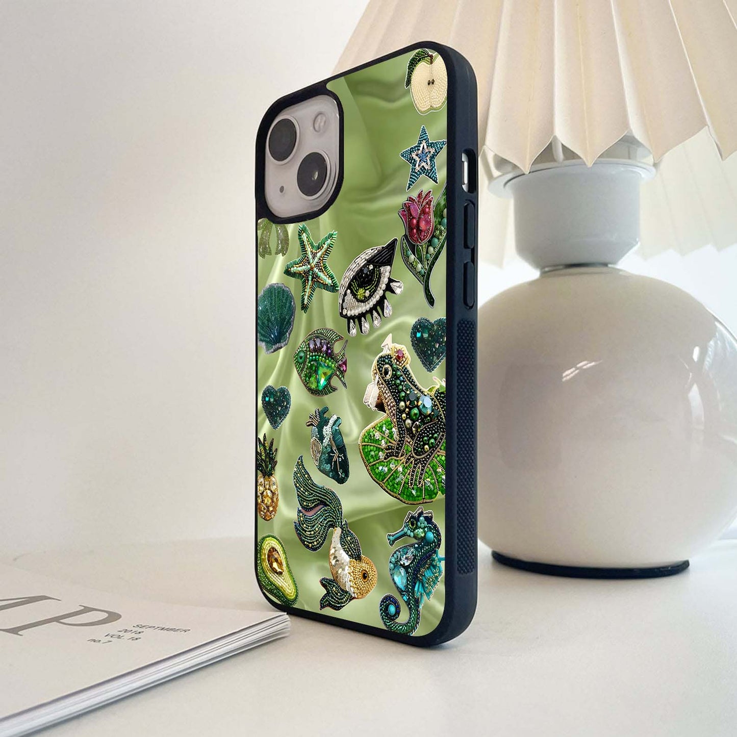 Beaded Whimsy Glass Case