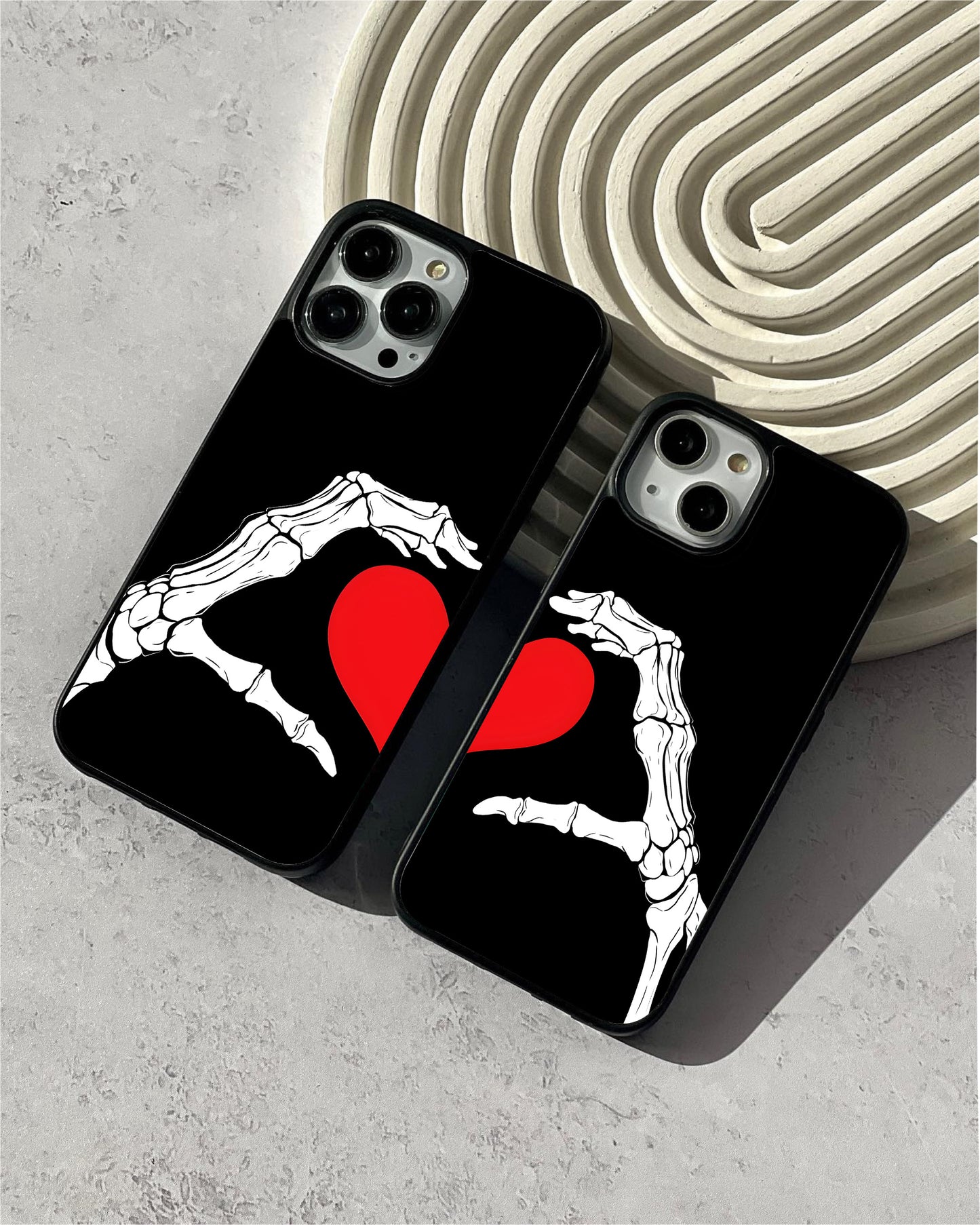 Forever Heart Friend Glass Case