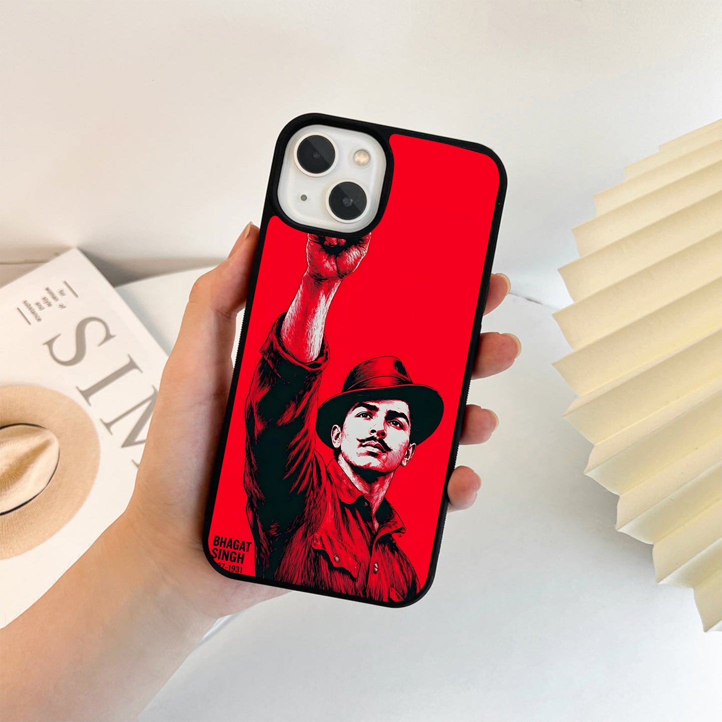 Bhagat Singh Revolution Glass Case