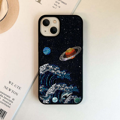 Galactic Ocean Odyssey Glass Case