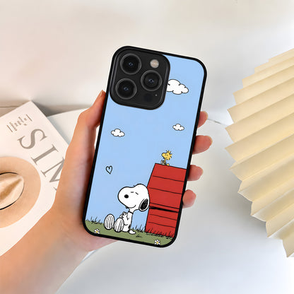 Snoopy Sky Dreams Glass Case