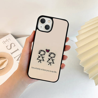 Forever Best Friends Glass Case