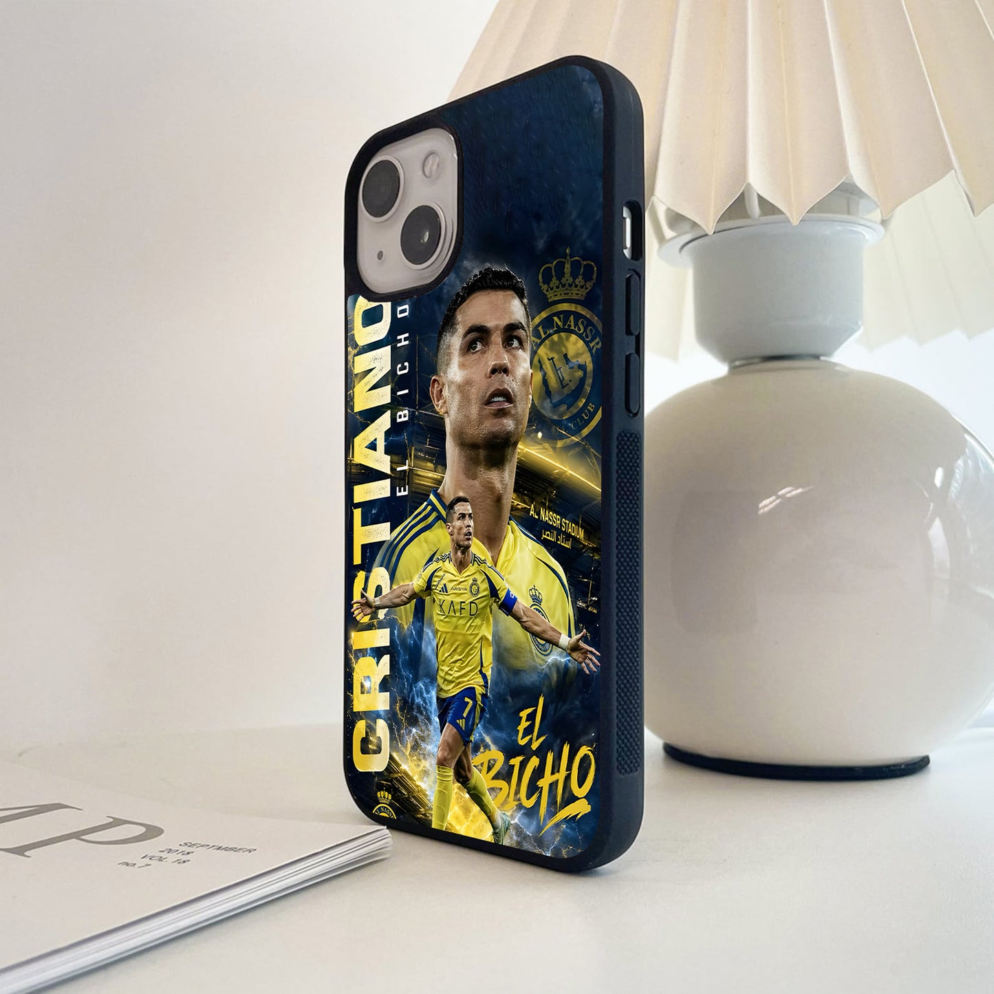 Cristiano Al Nassr Legend Glass Case
