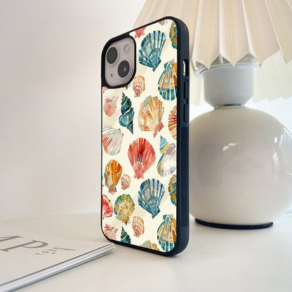 Coastal Seashell Glass Case
