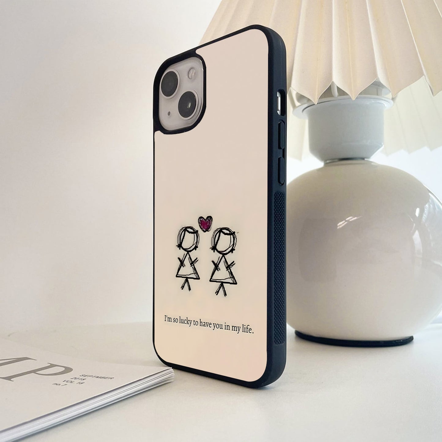 Forever Best Friends Glass Case