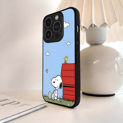 Snoopy Sky Dreams Glass Case